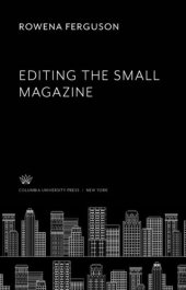 book Editing the Small Magazine