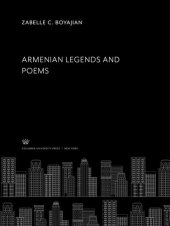 book Armenian Legends and Poems