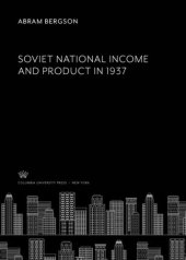 book Soviet National Income and Product in 1937