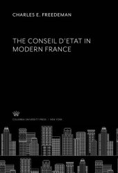 book The Conseil D’Etat in Modern France