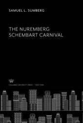 book The Nuremberg Schembart Carnival