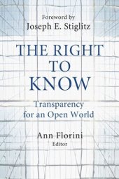 book The Right to Know: Transparency for an Open World