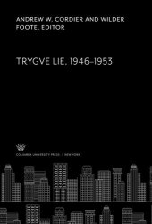 book Trygve Lie 1946–1953