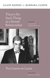 book There’s No Such Thing as a Sexual Relationship: Two Lessons on Lacan