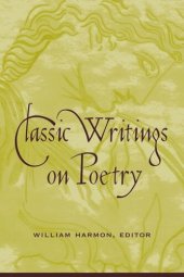 book Classic Writings on Poetry