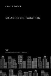 book Ricardo on Taxation