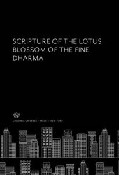 book Scripture of the Lotus Blossom of the Fine Dharma