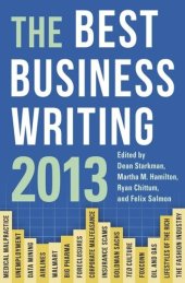 book The Best Business Writing 2013