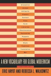 book A New Vocabulary for Global Modernism