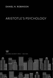 book Aristotle’S Psychology