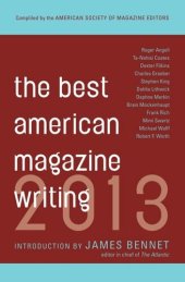 book The Best American Magazine Writing 2013