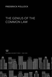 book The Genius of the Common Law