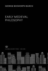 book Early Medieval Philosophy