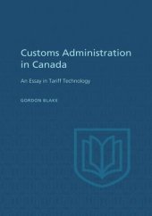 book Customs Administration in Canada