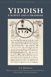 book Yiddish: A Survey and a Grammar, Second Edition