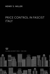 book Price Control in Fascist Italy