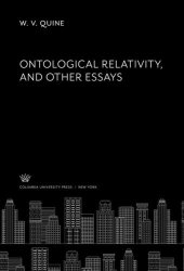 book Ontological Relativity and Other Essays