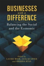 book Businesses with a Difference: Balancing the Social and the Economic