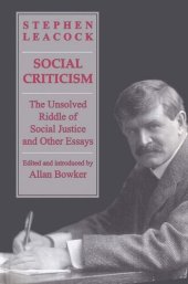 book Social Criticism: The Unsolved Riddle of Social Justice and Other Essays