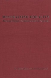 book Restraining Equality: Human Rights Commissions in Canada