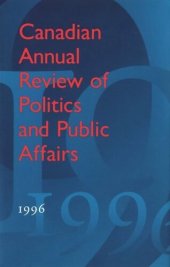 book Canadian Annual Review of Politics and Public Affairs: 1996