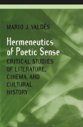 book The Hermeneutics of Poetic Sense