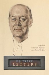 book E.J. Pratt: Letters