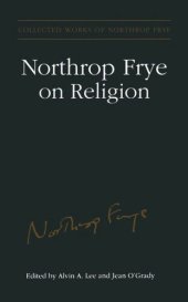 book Northrop Frye on Religion