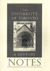 book Notes to the University of Toronto: A History