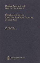 book Benchmarking the Canadian Business Presence in East Asia