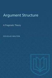 book Argument Structure: A Pragmatic Theory