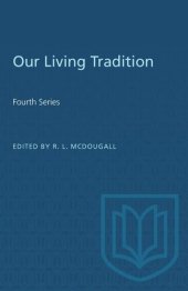 book Our Living Tradition: Fourth Series