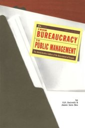 book From Bureaucracy to Public Management: The Administrative Culture of the Government of Canada