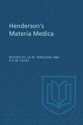 book Henderson's Materia Medica