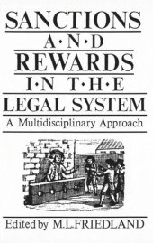 book Sanctions and Rewards in the Legal System: A Multidisciplinary Approach