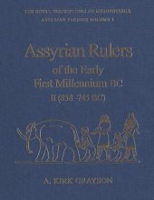 book Assyrian Rulers of the Early First Millennium BC II (858-745 BC)