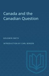 book Canada and the Canadian Question