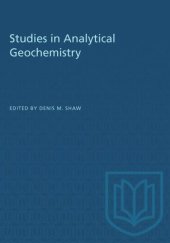 book Studies in Analytical Geochemistry