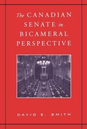 book The Canadian Senate in Bicameral Perspective