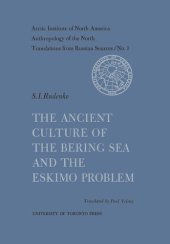 book The Ancient Culture of the Bering Sea and the Eskimo Problem No. 1