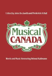 book Musical Canada: Words and Music Honouring Helmut Kallmann