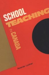 book Schoolteaching in Canada