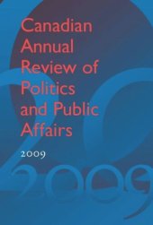 book Canadian Annual Review of Politics and Public Affairs 2009