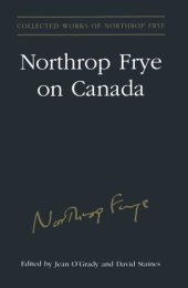 book Northrop Frye on Canada