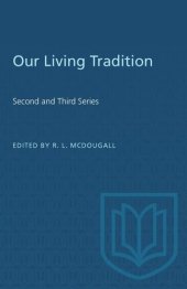 book Our Living Tradition: Second and Third Series