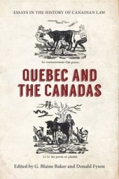 book Essays in the History of Canadian Law: Quebec and the Canadas