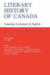 book Literary History of Canada: Canadian Literature in English, Volume IV (Second Edition)