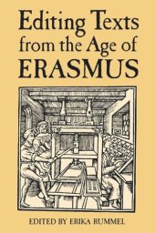 book Editing Texts from the Age of Erasmus