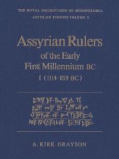 book Assyrian Rulers of the Early First Millennium BC I (1114-859 BC)