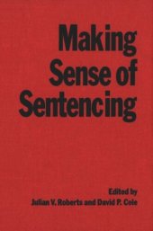 book Making Sense of Sentencing